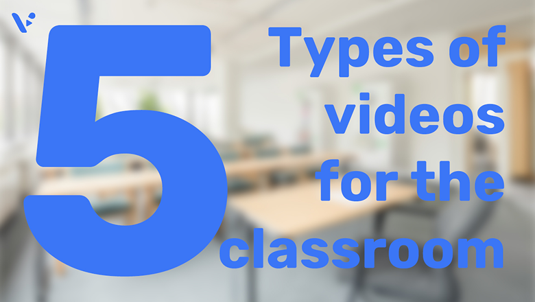 What types of videos work best in the classroom with AI video tools for educators